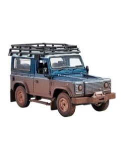 Britains 43321 - Land Rover Defender Met Roof Rack En Lier 1:32