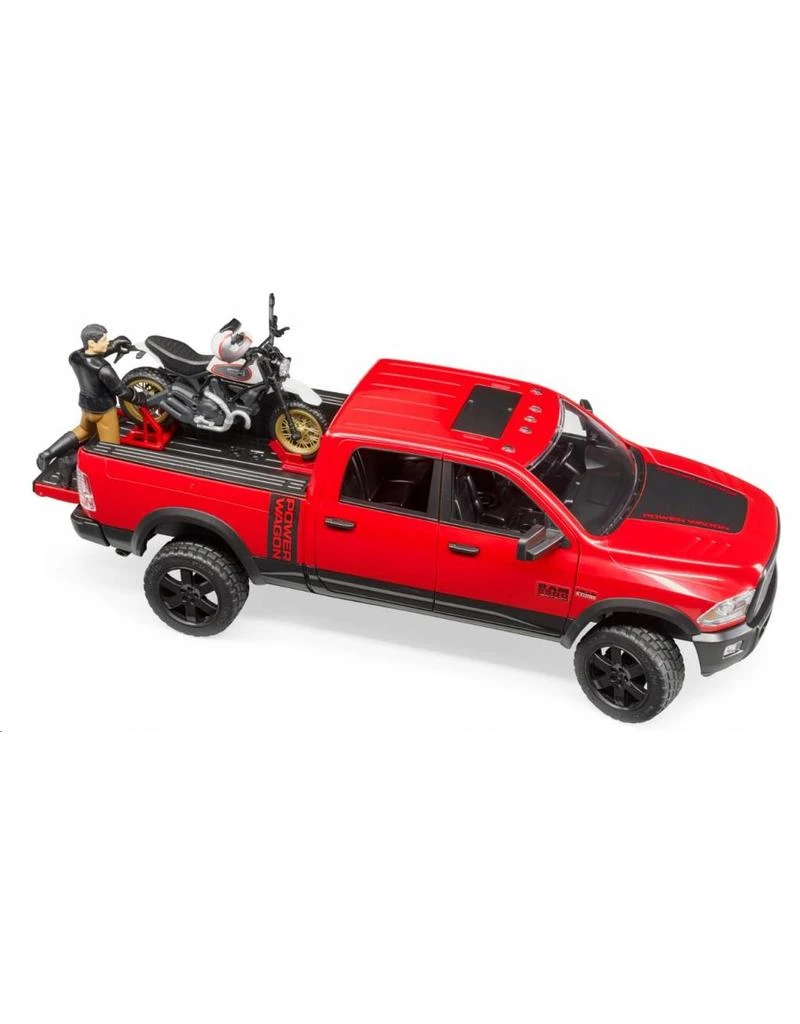 Bruder 2502 - RAM 25 Power Wagon Met Ducati Motor En Berijder 2 Bruder 2502 - RAM 25 Power Wagon Met Ducati Motor En Berijder - Afbeelding 2