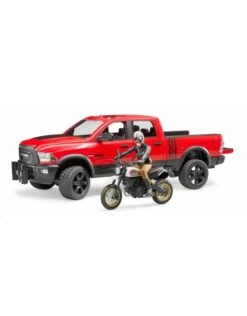 Bruder 2502 - RAM 25 Power Wagon Met Ducati Motor En Berijder 8 Bruder 2502 - RAM 25 Power Wagon Met Ducati Motor En Berijder -Miniatuur Speelgoed Winkel bruder bruder 2502 ram 25 power wagon met ducati m 3