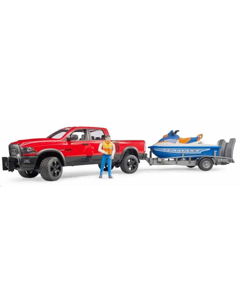 Bruder 2503 - RAM 25 Power Wagon Met Aanhanger En Waterscooter 2 Bruder 2503 - RAM 25 Power Wagon Met Aanhanger En Waterscooter - Afbeelding 2
