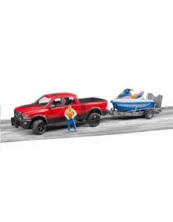 Bruder 2503 - RAM 25 Power Wagon Met Aanhanger En Waterscooter 11 Bruder 2503 - RAM 25 Power Wagon Met Aanhanger En Waterscooter -Miniatuur Speelgoed Winkel bruder bruder 2503 ram 25 power wagon met aanhange 5