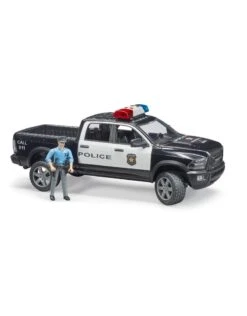 Nieuwkomers -Miniatuur Speelgoed Winkel bruder bruder 2505 ram 2505 politietruck met speel 1