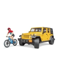 Bruder 2543 - Jeep Wrangler Rubicon Unlimited Met Mountainbike En Speelfiguur -Miniatuur Speelgoed Winkel bruder bruder 2543 jeep wrangler rubicon unlimited 2