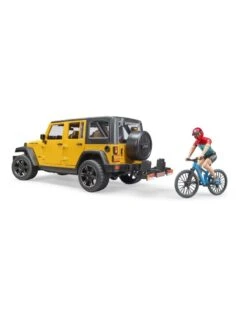 Bruder 2543 - Jeep Wrangler Rubicon Unlimited Met Mountainbike En Speelfiguur -Miniatuur Speelgoed Winkel bruder bruder 2543 jeep wrangler rubicon unlimited 3