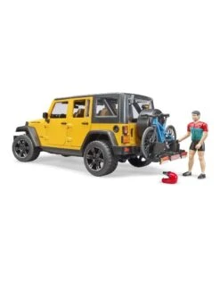 Bruder 2543 - Jeep Wrangler Rubicon Unlimited Met Mountainbike En Speelfiguur -Miniatuur Speelgoed Winkel bruder bruder 2543 jeep wrangler rubicon unlimited 4