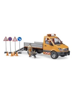 Bruder 2677 - MB Sprinter Wegwerk En Accessoires -Miniatuur Speelgoed Winkel bruder bruder 2677 mb sprinter wegwerk en accessoi 2