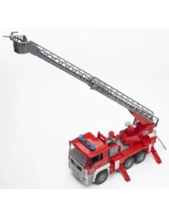 Bruder 2771 - MAN Brandweer Met Draailadder Licht En Geluid -Miniatuur Speelgoed Winkel bruder bruder 2771 man brandweer met draailadder l 2