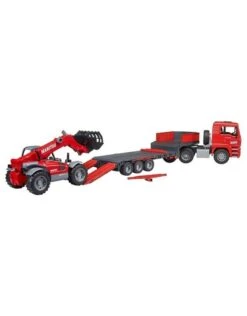 Bruder 2774 - MAN TGA Dieplader Met Manitou
