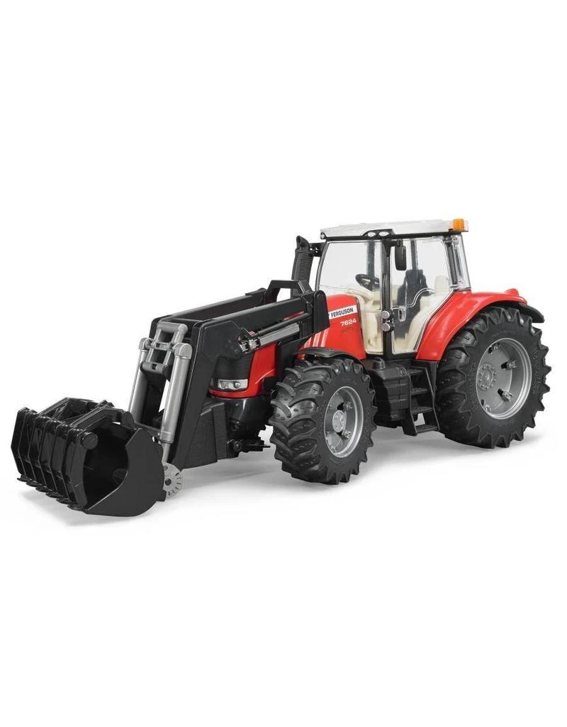 Bruder 3047 - Massey Ferguson 7600 Met Voorlader 2 Bruder 3047 - Massey Ferguson 7600 Met Voorlader - Afbeelding 2