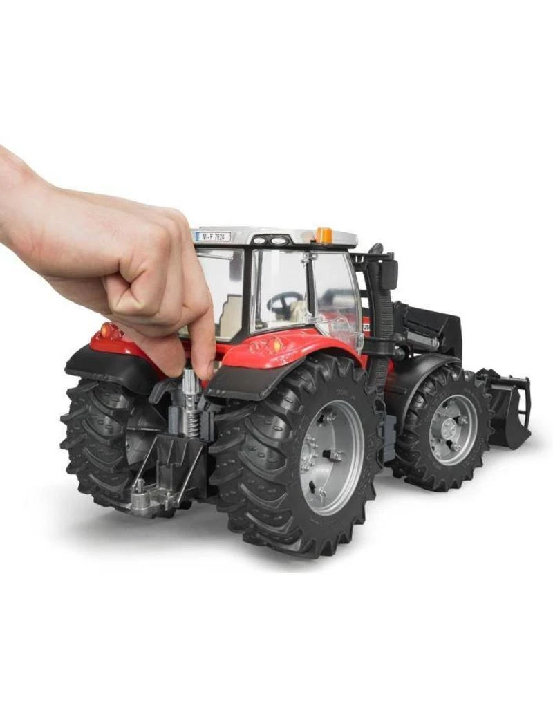 Bruder 3047 - Massey Ferguson 7600 Met Voorlader 4 Bruder 3047 - Massey Ferguson 7600 Met Voorlader - Afbeelding 4