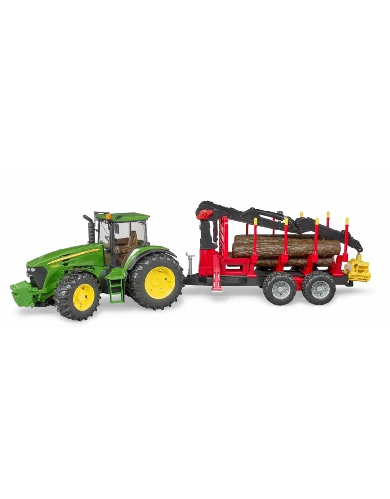 Bruder 3054 - John Deere 7930 Met Bomentrailer En 4 Boomstammen 3 Bruder 3054 - John Deere 7930 Met Bomentrailer En 4 Boomstammen - Afbeelding 3