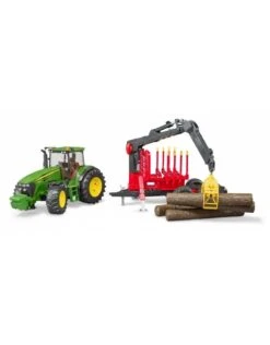 Bruder 3054 - John Deere 7930 Met Bomentrailer En 4 Boomstammen 7 Bruder 3054 - John Deere 7930 Met Bomentrailer En 4 Boomstammen -Miniatuur Speelgoed Winkel bruder bruder 3054 john deere 7930 met bomentraile 3