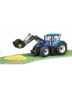 Bruder 3121 - New Holland T7.315 Met Voorlader -Miniatuur Speelgoed Winkel bruder bruder 3121 new holland t7315 met voorlader 4