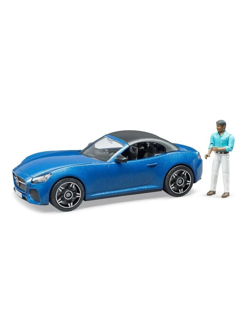 Bruder 3481 - Roadster Met Speelfiguur 2 Bruder 3481 - Roadster Met Speelfiguur - Afbeelding 2