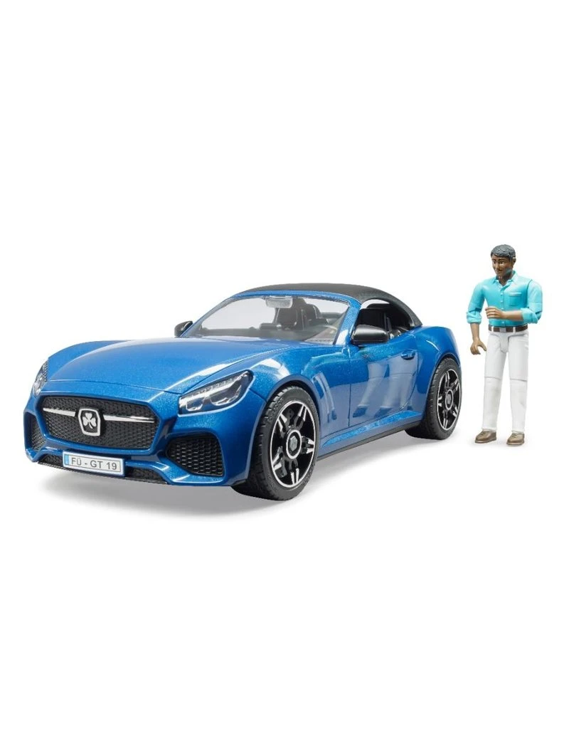 Bruder 3481 - Roadster Met Speelfiguur 3 Bruder 3481 - Roadster Met Speelfiguur - Afbeelding 3