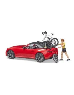 Bruder 3485 - Roadster Met Wierenner -Miniatuur Speelgoed Winkel bruder bruder 3485 roadster met wierenner 4