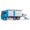 Bruder 3549 - Scania R-vrachtwagen Voor Veetransport Met 1 Koe