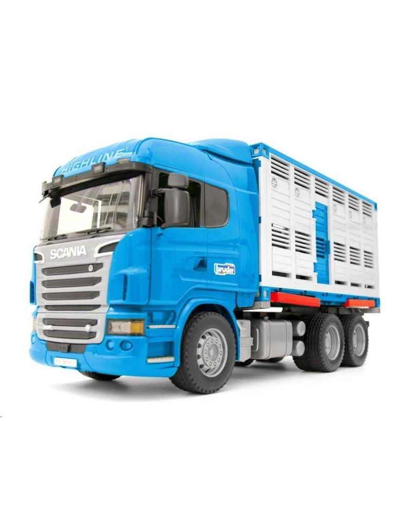 Bruder 3549 - Scania R-vrachtwagen Voor Veetransport Met 1 Koe 3 Bruder 3549 - Scania R-vrachtwagen Voor Veetransport Met 1 Koe - Afbeelding 3