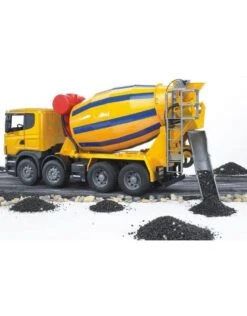 Bruder 3554 - Scania R-Serie Vrachtwagen Betonmixer -Miniatuur Speelgoed Winkel bruder bruder 3554 scania r serie vrachtwagen beto 2