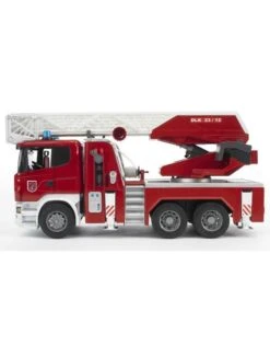 Bruder 3590 - Scania Brandweer Ladderwagen Met Waterpomp, Licht & Geluid -Miniatuur Speelgoed Winkel bruder bruder 3590 scania brandweer ladderwagen me 2