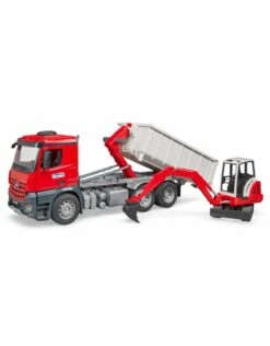 Bruder 3624 - MB Arocs Met Afrolcontainer En Schaeff HR16 Minibagger 9 Bruder 3624 - MB Arocs Met Afrolcontainer En Schaeff HR16 Minibagger -Miniatuur Speelgoed Winkel bruder bruder 3624 mb arocs met afrolcontainer en 4