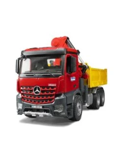 Bruder 3651 - MB Arocs Kiepwagen Met Kraan -Miniatuur Speelgoed Winkel bruder bruder 3651 mb arocs kiepwagen met kraan 3