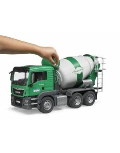 Bruder 3710 - MAN TGS Cementwagen / Betonmixer -Miniatuur Speelgoed Winkel bruder bruder 3710 man tgs cementwagen betonmixer 4