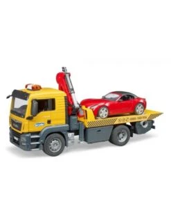Bruder 3750 - MAN TGS Afsleepwagen Met Light & Sound Module En Roadster -Miniatuur Speelgoed Winkel bruder bruder 3750 man tgs afsleepwagen met light 6