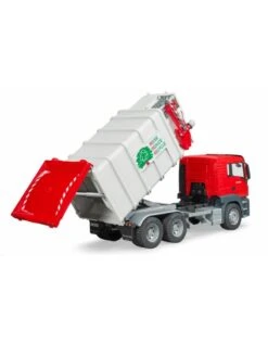 Bruder 3761 - MAN TGS Vuilniswagen (zij Lader) Incl. 2 Kliko's -Miniatuur Speelgoed Winkel bruder bruder 3761 man tgs vuilniswagen zij lader 5