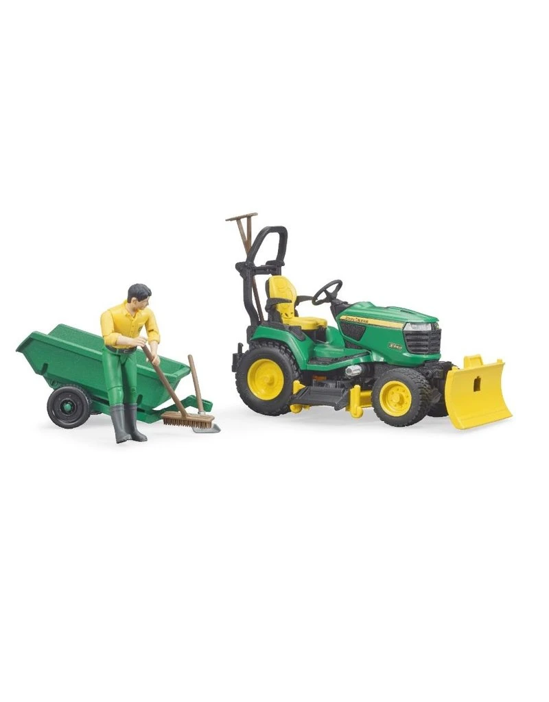Bruder 62104 - John Deere Zitmaaier Met Accessoires 7 Bruder 62104 - John Deere Zitmaaier Met Accessoires - Afbeelding 7