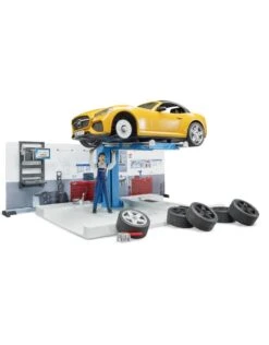 Bruder 62110 - Autowerkplaats -Miniatuur Speelgoed Winkel bruder bruder 62110 autowerkplaats 3