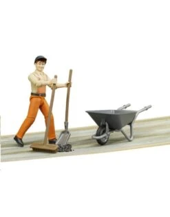 Bruder 62130 - Figurenset Weg-/ Gemeentewerker Met Accessoires -Miniatuur Speelgoed Winkel bruder bruder 62130 figurenset weg gemeentewerker 4