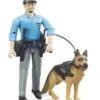 Bruder 62150 - Politie Speelfiguur Met Hond