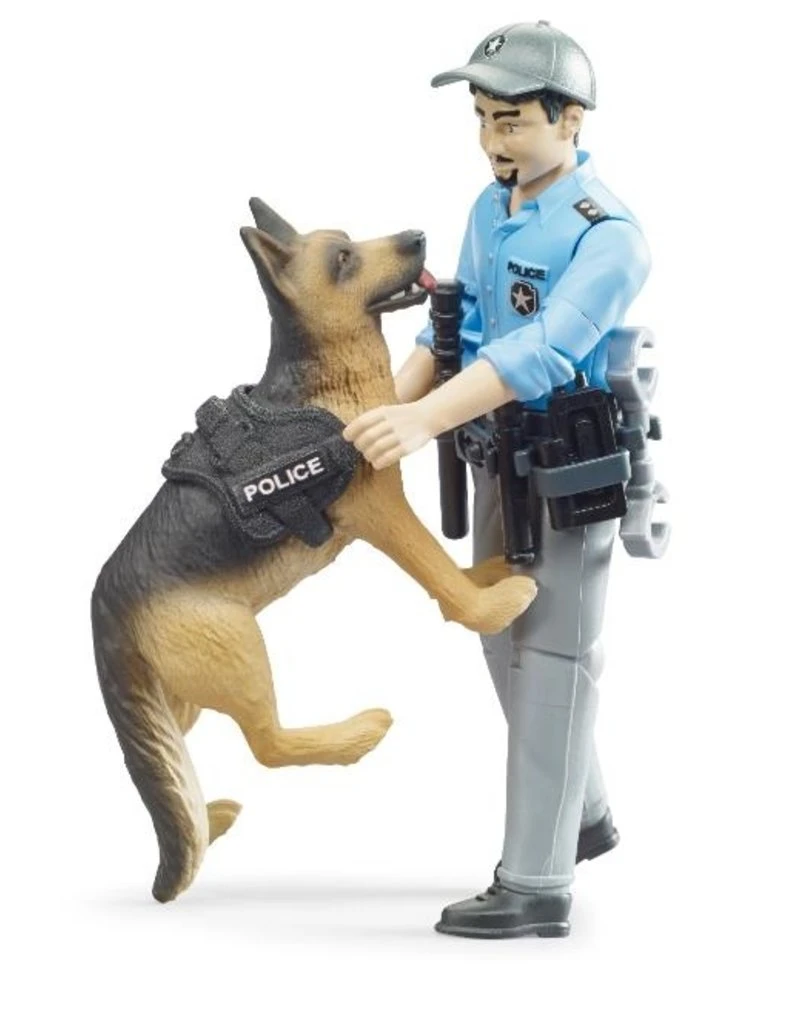 Bruder 62150 - Politie Speelfiguur Met Hond 4 Bruder 62150 - Politie Speelfiguur Met Hond - Afbeelding 4
