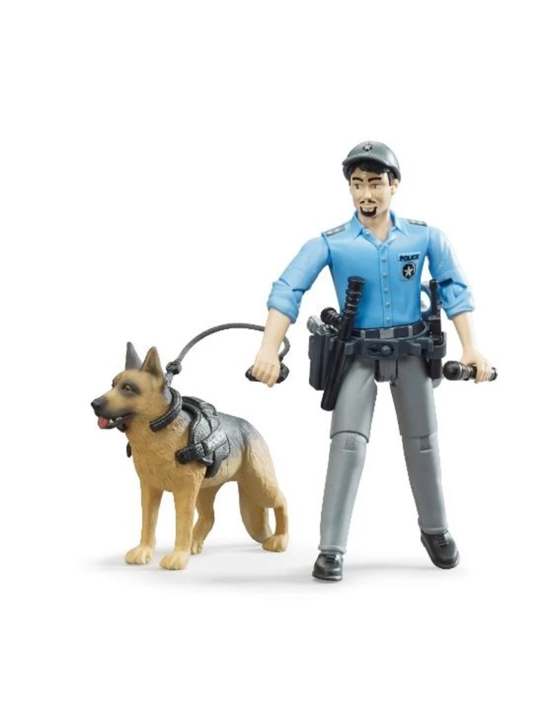Bruder 62150 - Politie Speelfiguur Met Hond 5 Bruder 62150 - Politie Speelfiguur Met Hond - Afbeelding 5