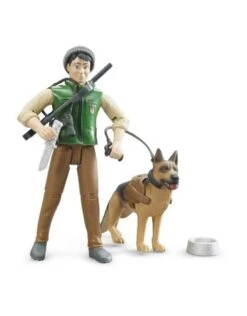 Bruder 62660 - Boswachter Speelfiguur Met Hond -Miniatuur Speelgoed Winkel bruder bruder 62660 boswachter speelfiguur met hon 2