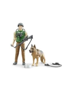 Bruder 62660 - Boswachter Speelfiguur Met Hond -Miniatuur Speelgoed Winkel bruder bruder 62660 boswachter speelfiguur met hon 3