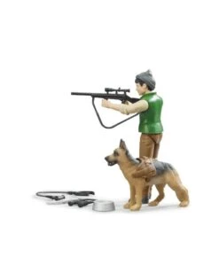 Bruder 62660 - Boswachter Speelfiguur Met Hond -Miniatuur Speelgoed Winkel bruder bruder 62660 boswachter speelfiguur met hon 4