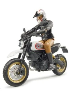 Bruder 63051 - Ducati Scrambler Sled En Berijder -Miniatuur Speelgoed Winkel bruder bruder 63051 ducati scrambler sled en berij 3