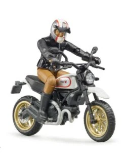 Bruder 63051 - Ducati Scrambler Sled En Berijder -Miniatuur Speelgoed Winkel bruder bruder 63051 ducati scrambler sled en berij 4