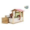 Kids Globe 610206 - Paardenbox Roze 1:24 (geschikt Voor Schleich)