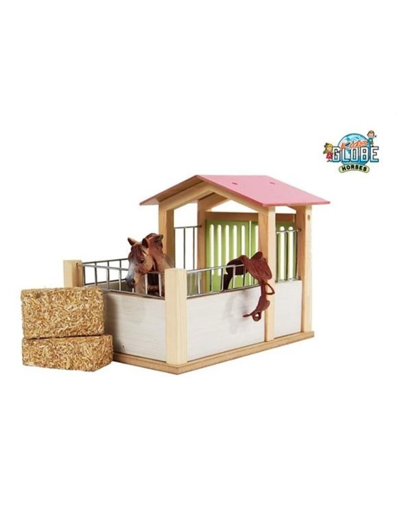 Kids Globe 610206 - Paardenbox Roze 1:24 (geschikt Voor Schleich) 1 Kids Globe 610206 - Paardenbox Roze 1:24 (geschikt Voor Schleich)