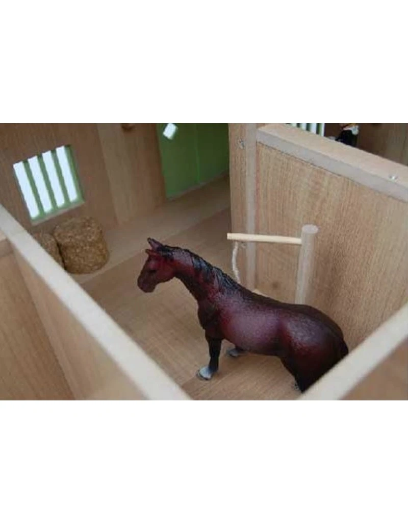 Kids Globe 610210 - Paardenhoekstal Met3 Boxen En Berging1:24 Wit/roze (geschikt Voor Schleich) 2 Kids Globe 610210 - Paardenhoekstal Met3 Boxen En Berging1:24 Wit/roze (geschikt Voor Schleich) - Afbeelding 2