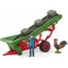 Schleich Farm 42377 - Hooi Transportband Met Boer