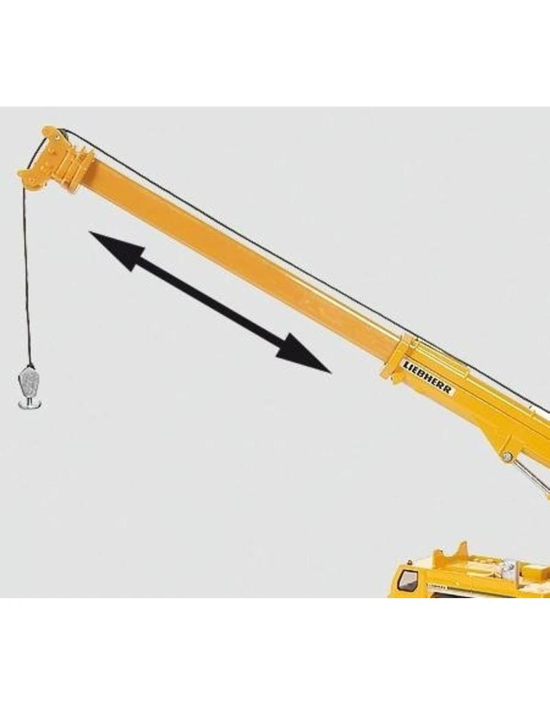 Siku 1886 - Liebherr Mobiele Kraan 1:87 2 Siku 1886 - Liebherr Mobiele Kraan 1:87 - Afbeelding 2