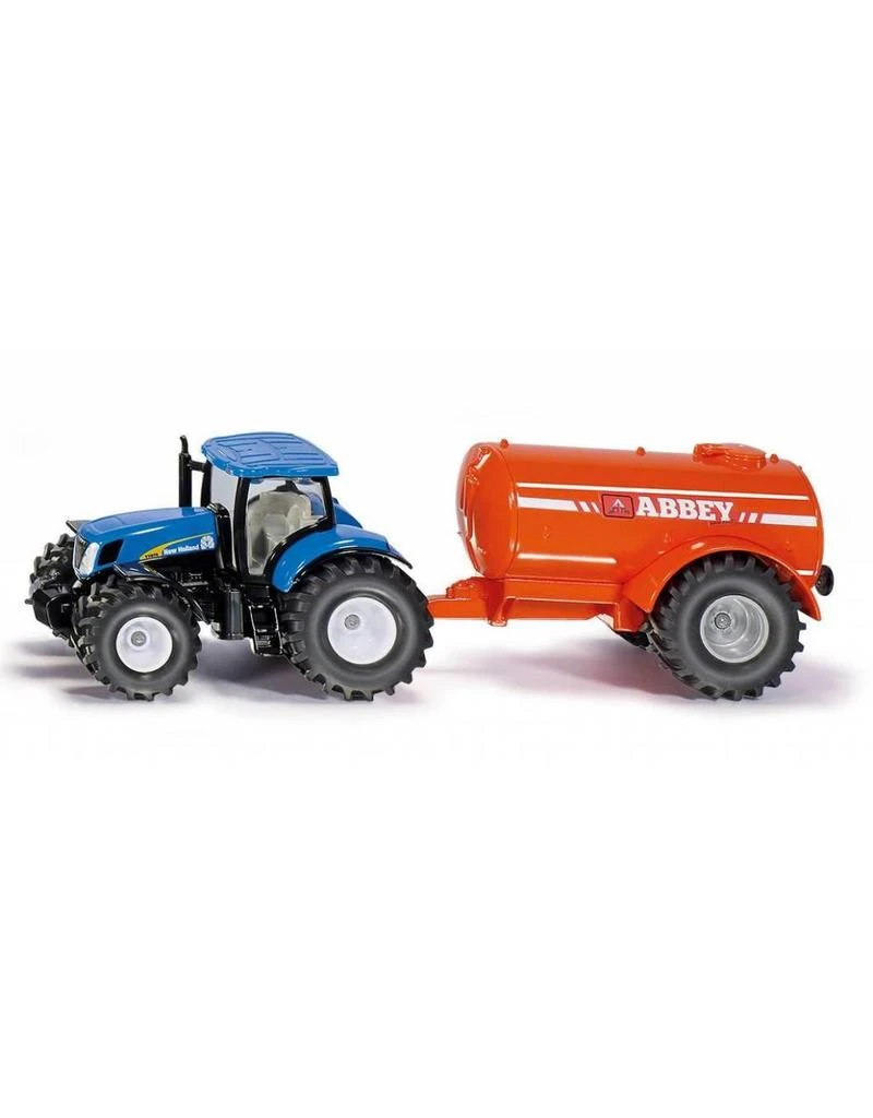 Siku 1945 - New Holland Tractor Met Eenassig Giervat 1:50 1 Siku 1945 - New Holland Tractor Met Eenassig Giervat 1:50