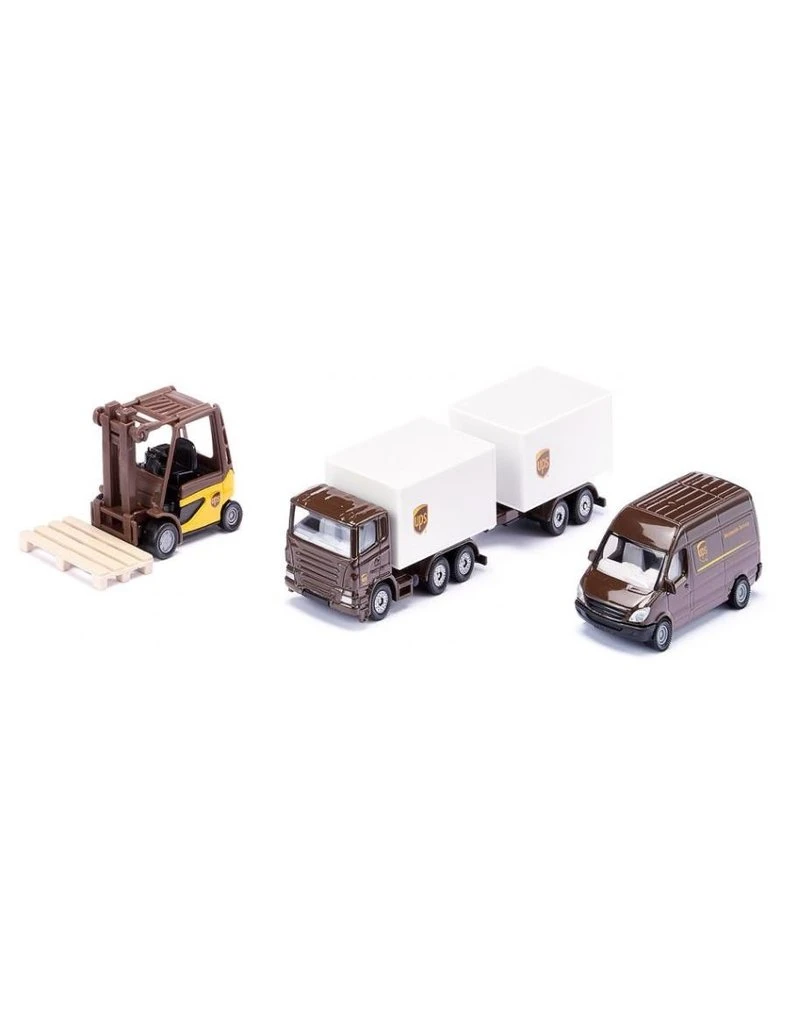 Siku 6324 - Geschenkset UPS Logistiek 1:87 1 Siku 6324 - Geschenkset UPS Logistiek 1:87