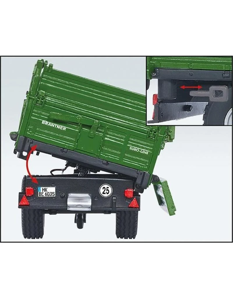 Wiking 77348 - Brantner 6035 1 Assige 3 Zijden Kieper 1:32 2 Wiking 77348 - Brantner 6035 1 Assige 3 Zijden Kieper 1:32 - Afbeelding 2